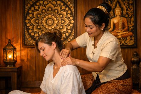 Rücken-Nacken-Massage